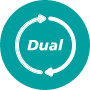 Dual Action Icon